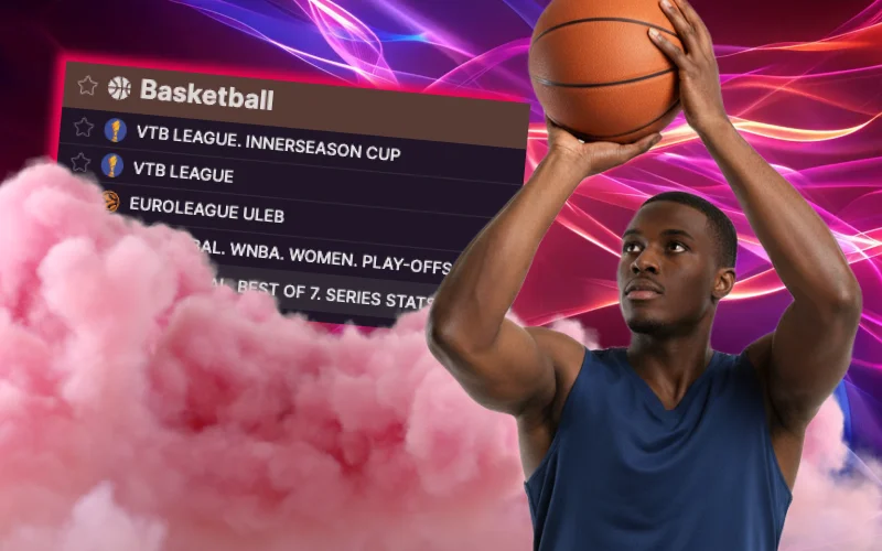 Follow basketball events and place sports bets at Batery.