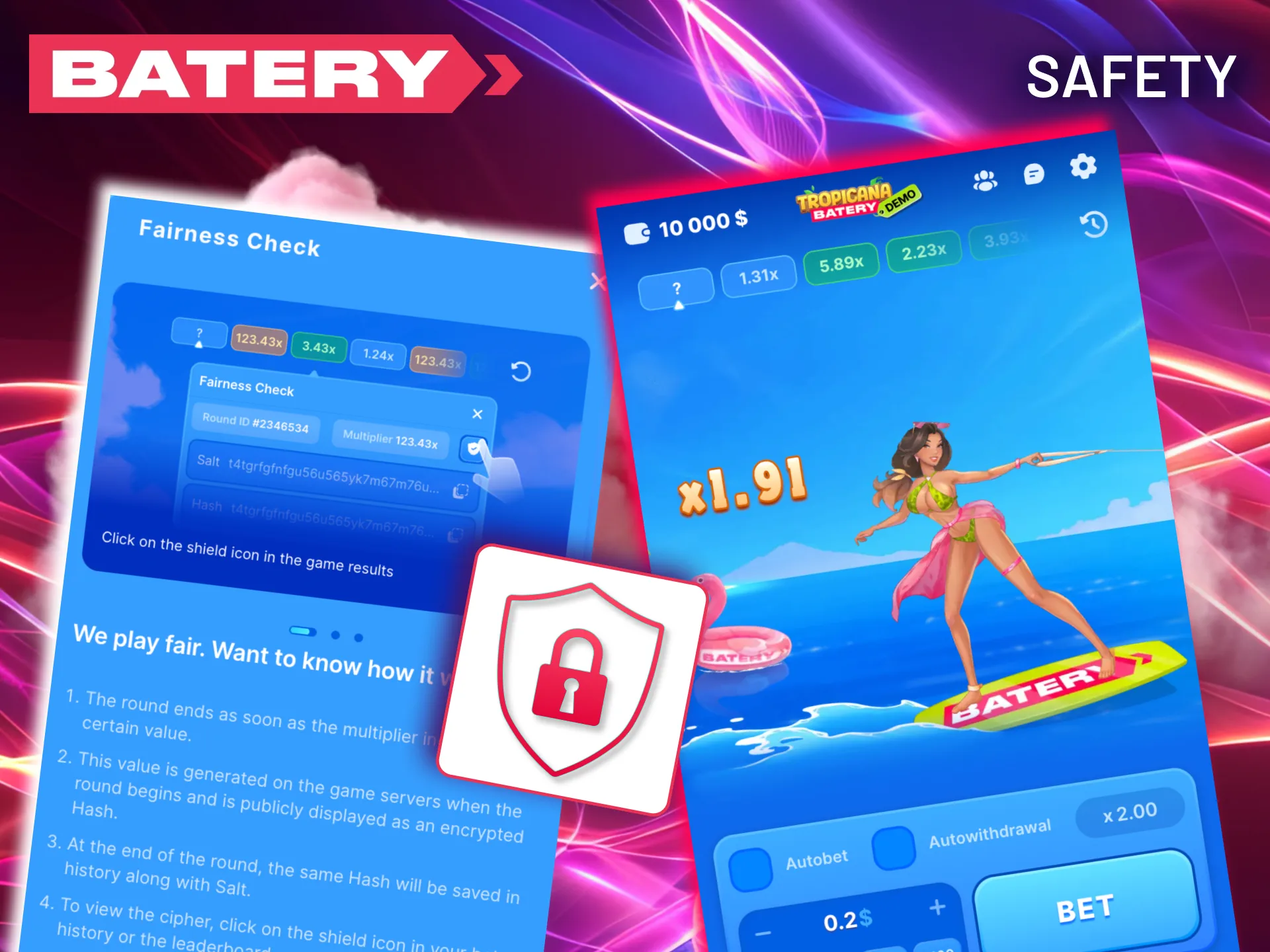 Trusted Batery tropicana environment offers secure and fair gaming.